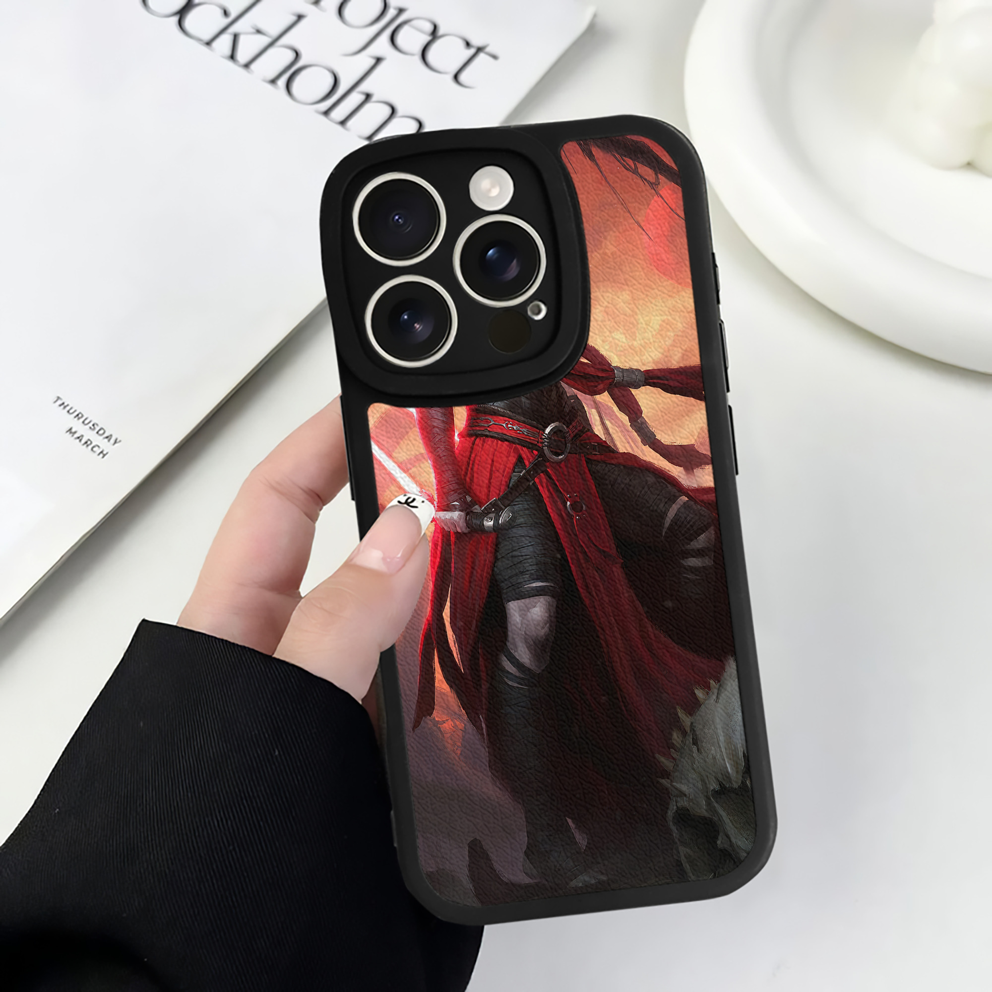（画像用） スター・ウォーズ Star Wars 【iPhone 16シリーズ対応】シリコンスマホケース（レザー調） 材質：シリコン
